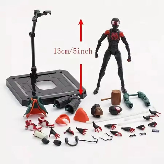 Marvel's Spider-Man Event Model Spider-Man Miles · SV · SHF· Morales Penny · Parker Anime Character Statue Toy