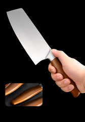 Kitchen Knife Stainless Steel Slicing Cleaver Japanese Chef Fish Cutting Vegetables Meat
