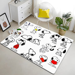 Snoopy HD lively Cartoon,Large Area Printed Carpet,Bathroom,Living Room Decor,Sofa