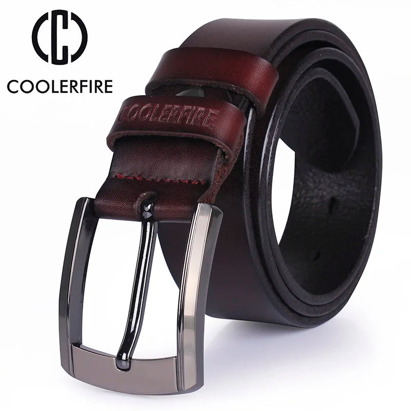 Men High Quality Genuine Leather Belt Luxury Designer Belts Men Cowskin Fashion Strap Male Jeans For Trousers Free Shipping