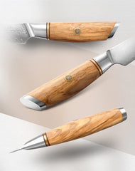 3.5'' in Paring Knife 73-layer Damascus Steel Damascus Steel Utility Knife