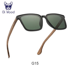 Sunglasses Wooden Eyeglasses polarized Blue Lenses Mens Glasses Eyewear