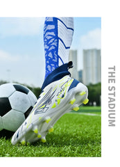 Men Sneakers Soccer Shoes Cleats Breathable Adult Kids TF/FG Football Boots