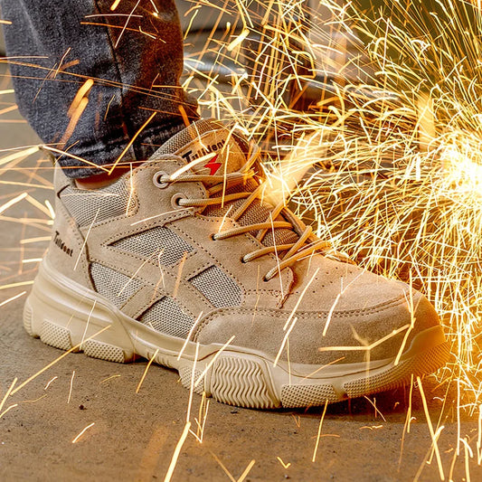 Insulation 10KV Safety Shoes Men Anti-smash Breathable Electrician Welding Work Boots Puncture-Proof Male Footwear