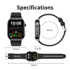 2025 New Five organ examination Health Care Smart Watch Men ECG+PPG Uric Acid Blood Fat Bluetooth Call Sports tracker Smartwatch