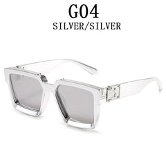 Sunglasses For Men Vintage Square Fashion Glasses Luxury Retro Sunglasses