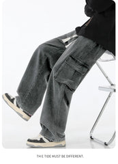 Cargo Baggy Jeans: Y2K Multi-pocket pant