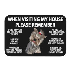 West Highland White Terrier Dog Floor Door Kitchen Bath Mat Anti-Slip Outdoor Westie