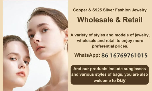 2025 New High-Quality Silver and Gold Color Set with 8mm Colorful Main Stone Elegant and simple Necklace Earring Set