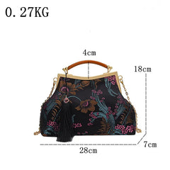 Luxury Women Party Dinner Bag Fashion Ladies Dinner Bag Elegant Wooden handle
