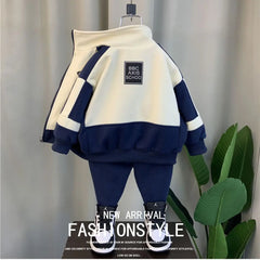 Children's Clothing Set Spring and Autumn Season New Boys and Babies Casual Jackets and Pants 2-piece Set Korean Sportswear