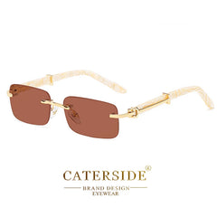Sunglasses Men Luxury Brand Designer Classic Rectangle Sunglasses Male