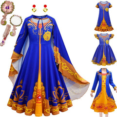 2026 Detective Mira Dress for Girls Clothes Halloween Kids Cosplay Party Masquerade Costume Children Junior Fancy Girls Clothing