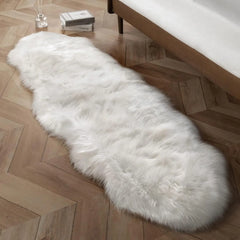 Fur Faux Sheepskin Soft Carpet Washable Seat Mats For Floor Fluffy Rugs Hairy Warm