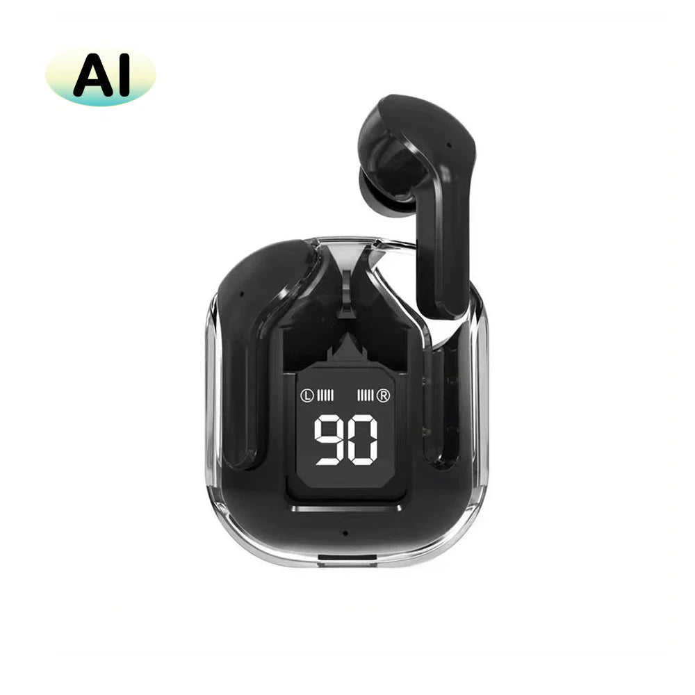 GREATWALL New AI Translation Earphones, In Ear Noise Reduction 5.3 High Definition Sound Quality Sports Fitness Wireless Earphon