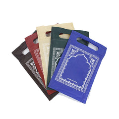 Muslim prayer rug Islam portable travel worship prayer mat rainproof fabric pocket