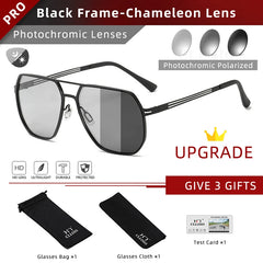 Sunglasses Men Women Polarized Sun Glasses Chameleon Anti-glare Driving