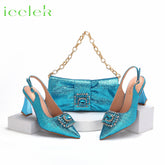 Matching Shoes and Bags: Women Sandals Shoes Matching Bag Set For Ladies