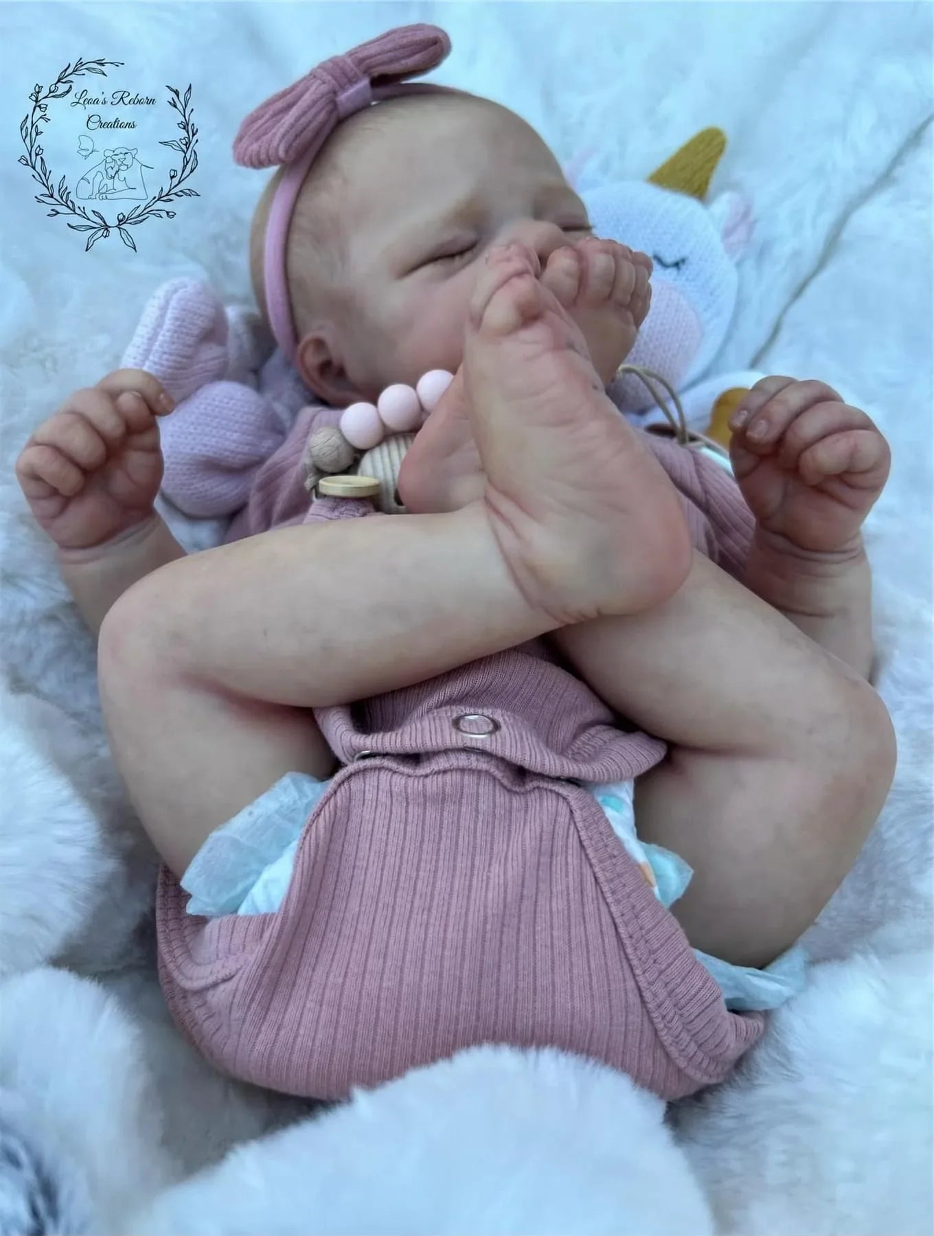 NPK 19-inch Newborn Baby Reborn Doll - Pascale Soft Body Lifelike Cuddly 3D Skin Multiple Layers Painting Realistic Touch