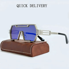 Sunglasses For Men Square Vintage Punk Fashion Glasses Retro