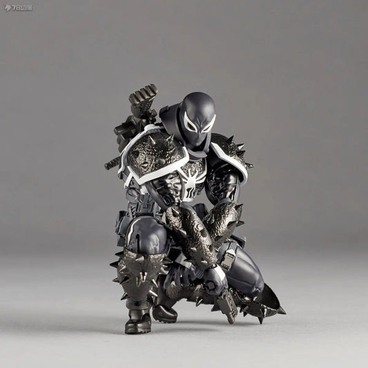 2024 Agent Venom Action Figure CT Version Kaiyodo Anime Figurine Marvel PVC Movable Collection Eugene Thompson Ko Model Toy Gfit