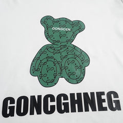 Children Boy Clothes Set Kid Girls Cartoon Bear Tshirts and Shorts 2 Pieces Suit Baby Letter Print Top Bottom Suit Tracksuits