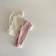 Spring Autumn Baby Girls Cardigans Coat Baby Sweater Toddler Knit Cardigans