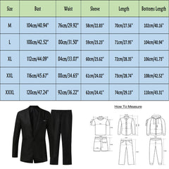 Tuxedo for Mens: Men's 3 Piece Suit Wedding Party Business Office Formal Blazers Sets