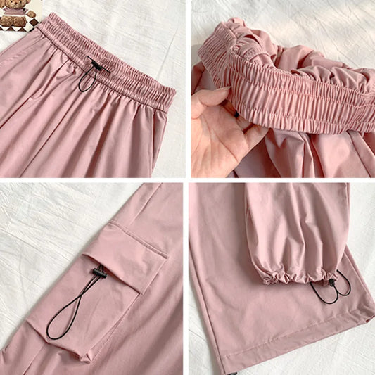 2024 Women Summer Leisure American Style Sports Pants