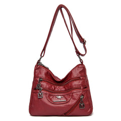 Soft Leather Luxury Purses and Handbags Women's Bag