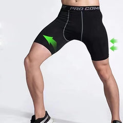 Sports Fitness Pants Men's Basketball Shorts Workout Tights Gym Running Training