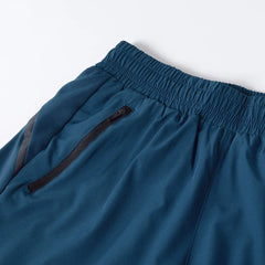 Men's 7" Running Shorts 2 in 1 Quick Dry Athletic Training Exercise Jogging