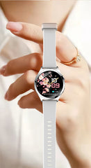 1.27inch AMOLED Women's Smart Watch Custom Watch Face Smartwatch Ladies Heart Rate Monitoring Bluetooth Call Waterproof Bracelet