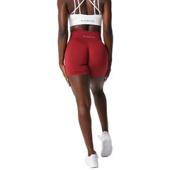 Solid Seamless Shorts Women Soft Workout Tights Fitness Outfits Yoga Pants Gym Wear