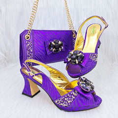 Matching Shoes and Bags: Italian Design Fashion Style Ladies Shoes