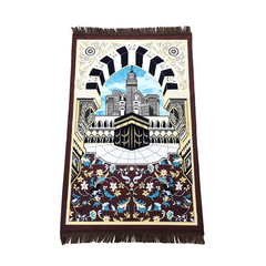 Islam Portable Prayer Rug Muslim Prayer Mat Arabic Hajji Sejadah Janamaz 70x110cm
