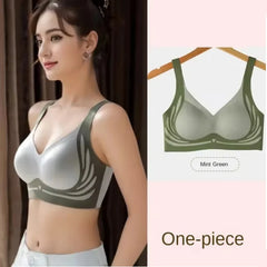 Push-up Bra Women Gathered Up Soft Support Adjustable Underwear Anti-sagging