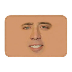 Nicolas Cage In A Banana Doormat Anti-Slip Kitchen Bath Mat Toilet Floor Door Entrance