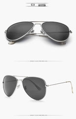 Air Force Pilot Sunglasses Men Polarized 62' Lens Large Sunglasses