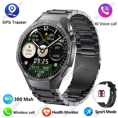 2025 New GPS NFC GT5 Pro Smart Watch Men HD AMOLED Screen Heart rate Bluetooth Call IP68 Waterproof Man Smartwatch Holiday Gifts