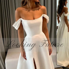 White Bridesmaid Dresses: Wedding Dresses For Woman Strapless Off The Shoulder