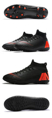 Men Soccer Shoes Cleats Adult Ankle Anti-Slippery Futsal TF/FG