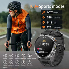 2026 New T-REX3 Outdoor Smart Watch 1.85inch AMOLED 1000mAh Large Battery 5ATM Waterproof Voice Call Sports Men Fitness Bracelet