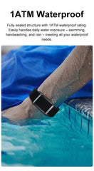 Smart Bracelet Sports Fitness Tracker Health Monitoring Step Count Heart Rate Sleep Tracking 1ATM Waterproof Smart Wristband
