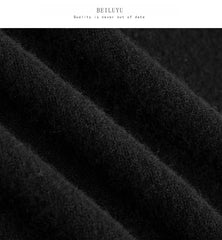 Pure Wool Sweater Men's Autumn Winter O-Neck Pullovers Business Casual