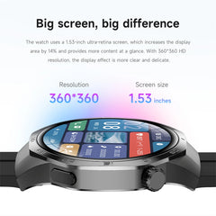 For Huawei Watch GT5 Pro Smart Watch 1.53 Inch HD AMOLED Screen NFC GPS Tracker Bluetooth Call Health Monitoring Watch Men Women