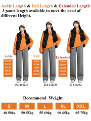 Women Warm Winter Plush Thick Pants Lambskin Cashmere Trousers
