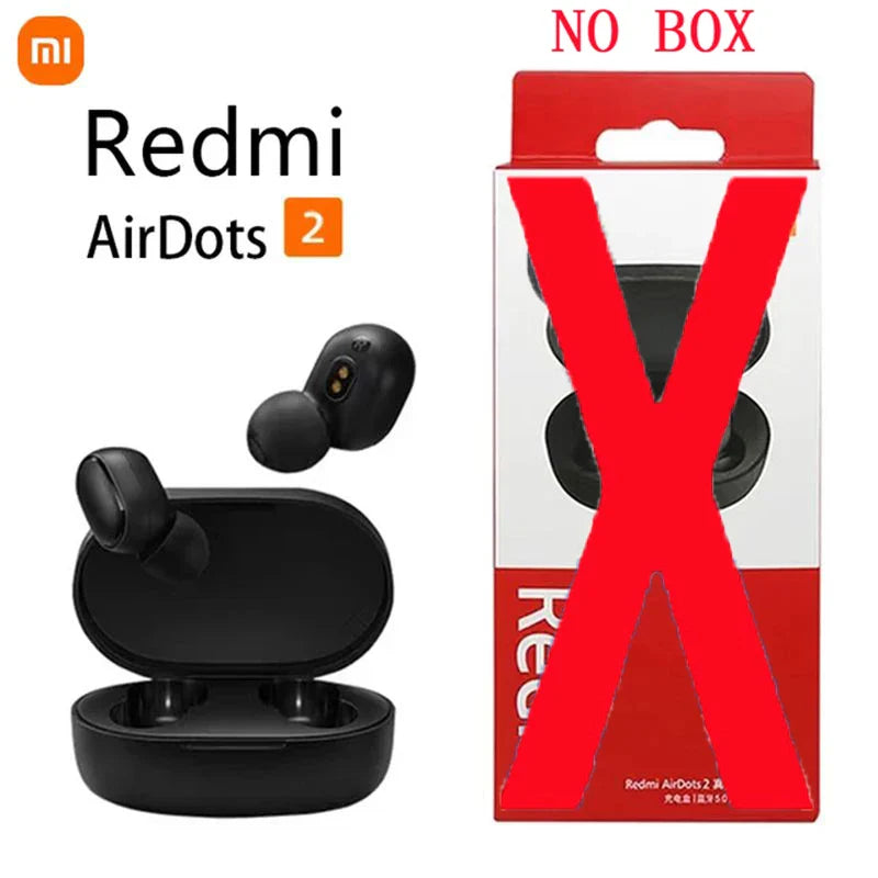 New Xiaomi Redmi Airdots 2 Wireless Bluetooth Headset with Mic Earbuds Airdots 2 Fone Bluetooth Earphones Wireless Headphones