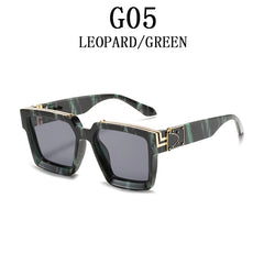Sunglasses For Men Vintage Square Fashion Glasses Luxury Retro Sunglasses