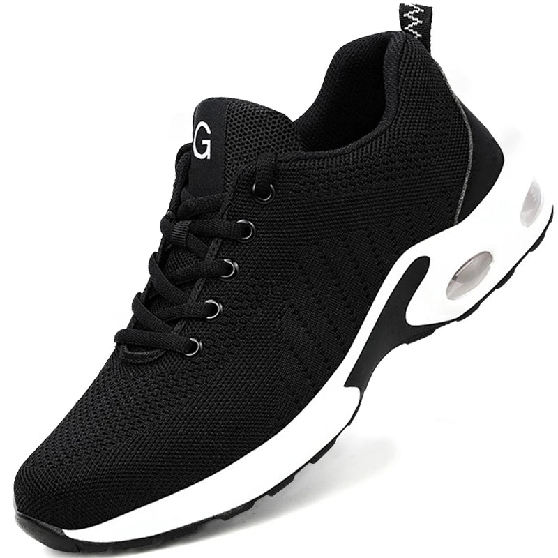 Steel Toe Work Safety Shoes Men Women Work Sneakers Breathable Lightweight Indestructible Shoes Men Safety Shoes Boots Male